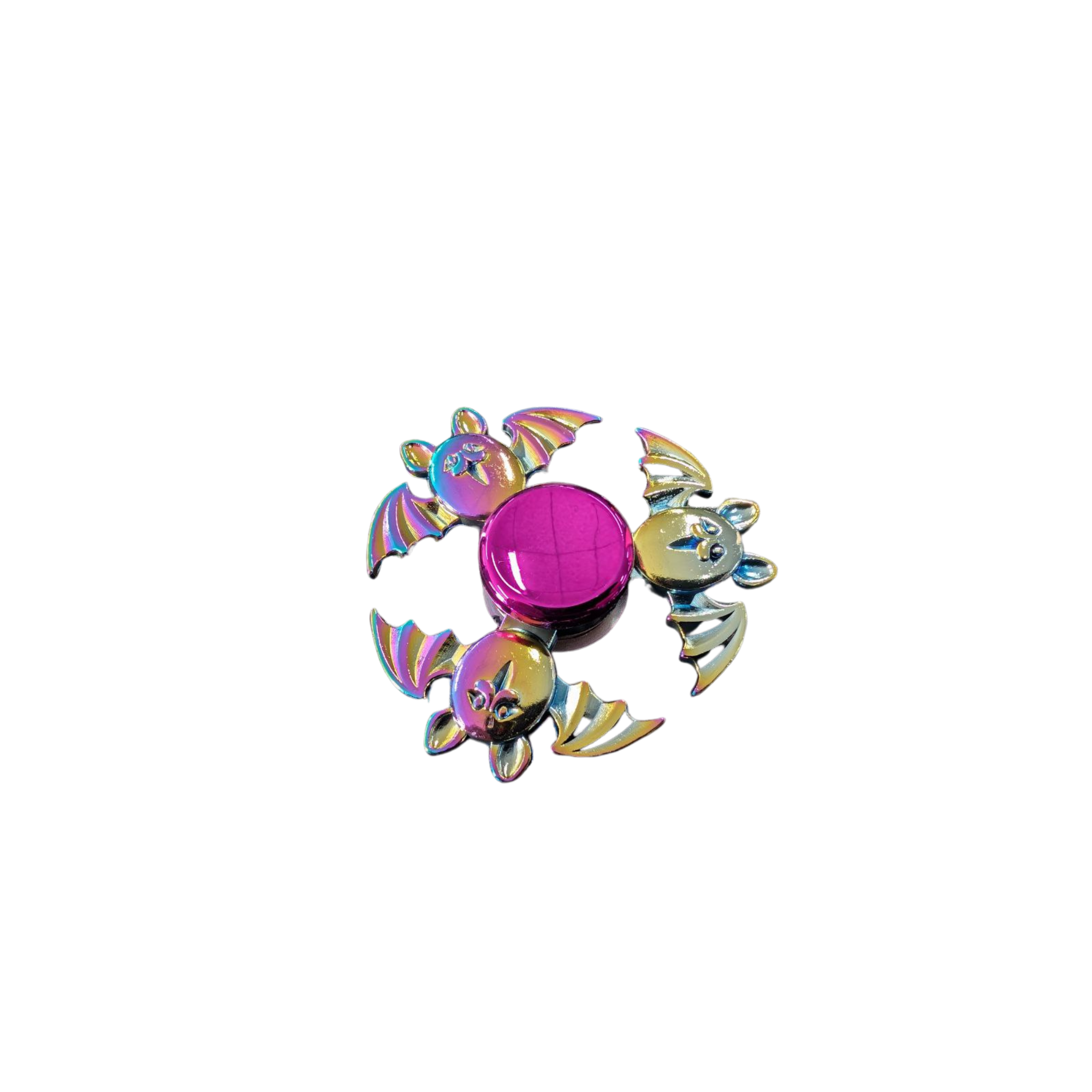 Oil Slick Metal Fidget Spinner - Varieties - Sensory Kingdom