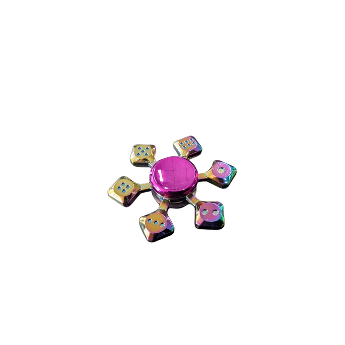 Oil Slick Metal Fidget Spinner - Varieties - Sensory Kingdom