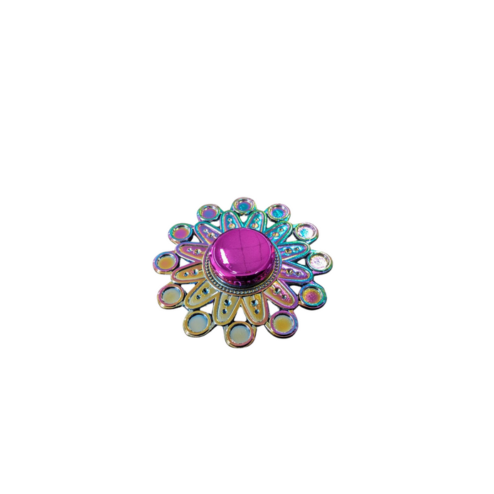 Oil Slick Metal Fidget Spinner - Varieties - Sensory Kingdom