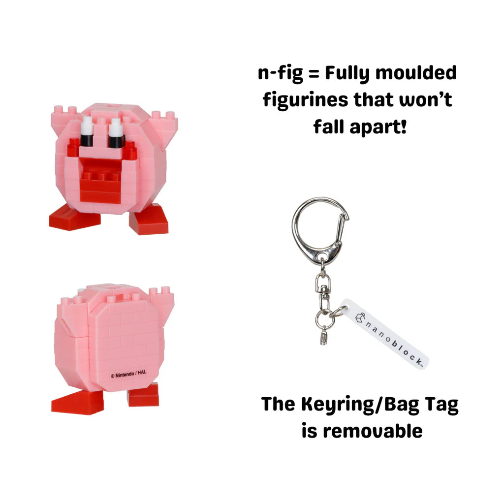 Nano Blocks N-FIG mini - Kirby Inhale - Sensory Kingdom