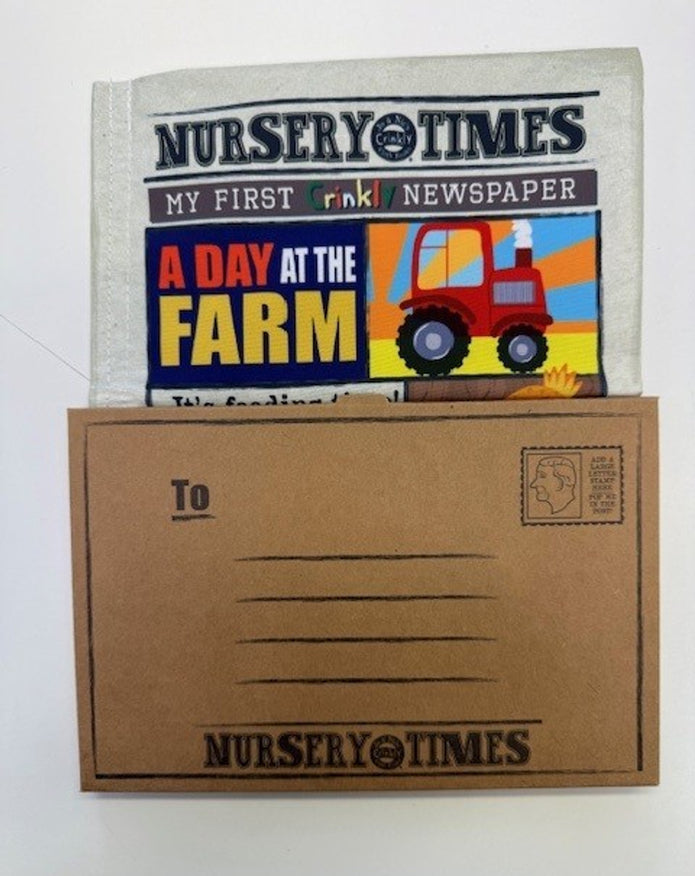 JO & NIC'S CRINKLY CLOTH BOOKS - FARM ANIMALS