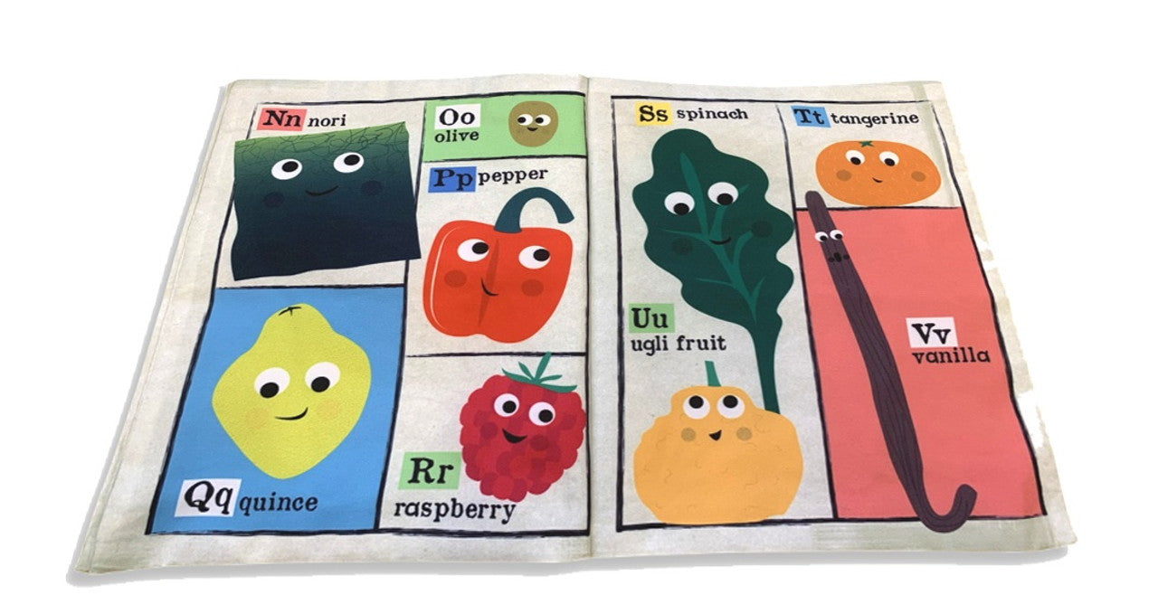 JO & NIC'S CRINKLY CLOTH BOOKS - FRUIT & VEG