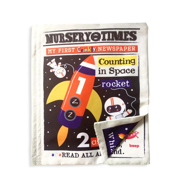 JO & NIC'S CRINKLY CLOTH BOOKS - SPACE COUNT