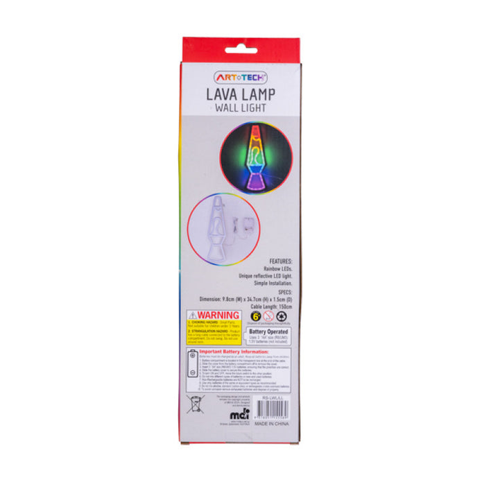 Lava Lamp LED Wall Light - Sensory Kingdom