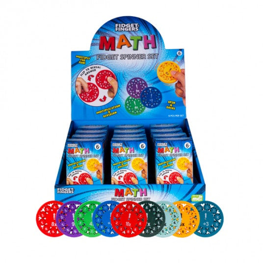 Math Fidget Spinner -Multiplication/Division - Sensory Kingdom