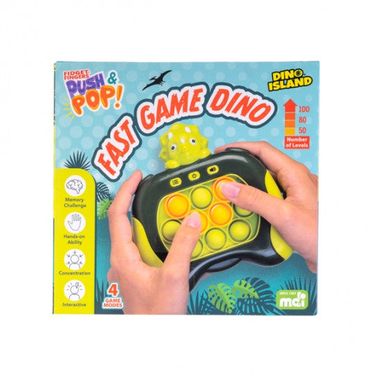 Dino Island Push & Pop Fast Skills - Sensory Kingdom