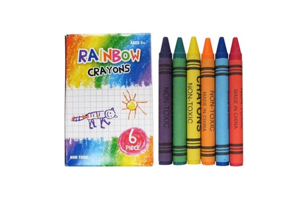 Pack Of 6 Crayons