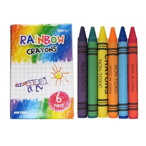 Pack Of 6 Crayons