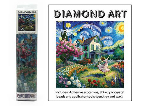 DIAMOND ART KIT 5D (30x30cm) – COUNTRY HOUSE