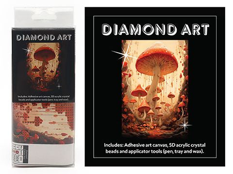 DIAMOND ART KIT 5D (15x20cm) – MUSHROOMS