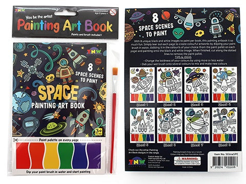 PAINTING ART BOOK (8xA5 SHEETS/BOOK) – SPACE