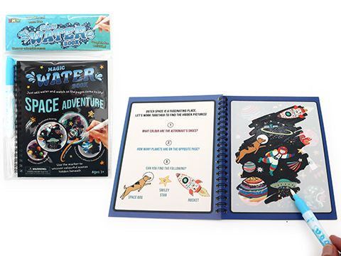 MAGIC WATER ART BOOK – SPACE - Sensory Kingdom