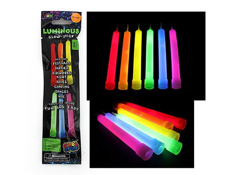 GLOWSTICKS – SINGLE PACK – 15cm - Sensory Kingdom