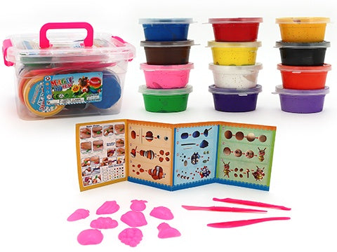 Soft Magic Clay SET + MOULDS - Sensory Kingdom