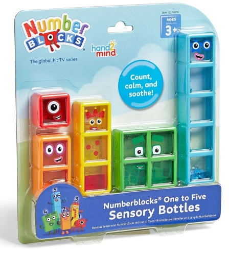NUMBERBLOCKS® One to Five Sensory Bottles - Sensory Kingdom