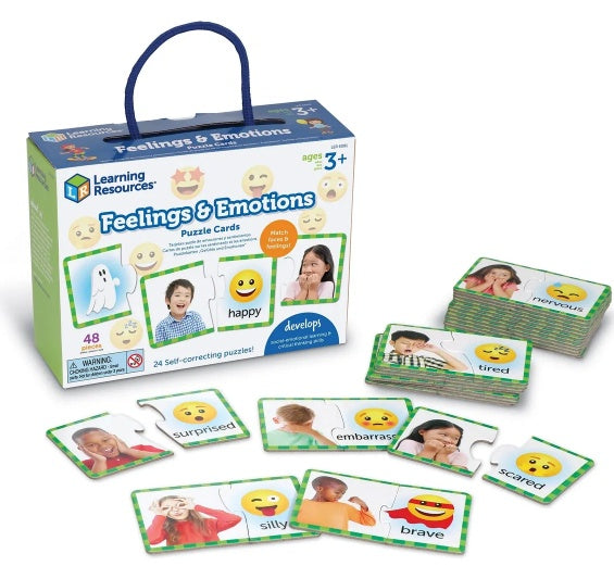 Feelings & Emotions Puzzle Cards - Sensory Kingdom