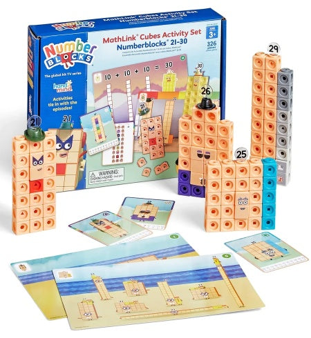 MathLink® Cubes Numberblocks® 21-30 Activity Set - Sensory Kingdom