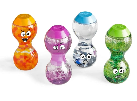 Express Your Feelings™ Sensory Bottles (Excited, Impatient, Lonely and Nervous) - Sensory Kingdom