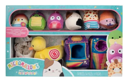 Squishmallows Micromallows 2.5 inch Plush Environmental Set (Assorted)