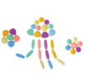 Clear Junior Rainbow Pebbles - 36 pc