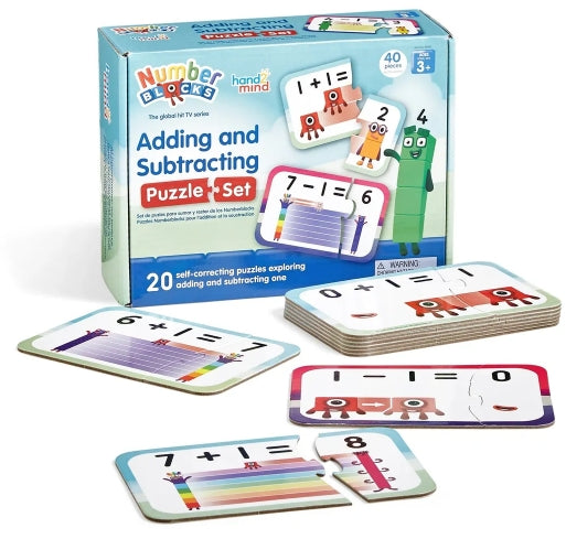 Numberblocks Adding and Subtracting Puzzle Set - Sensory Kingdom