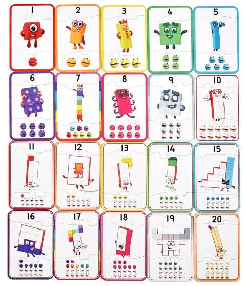 Numberblocks Counting Puzzle Set - Sensory Kingdom