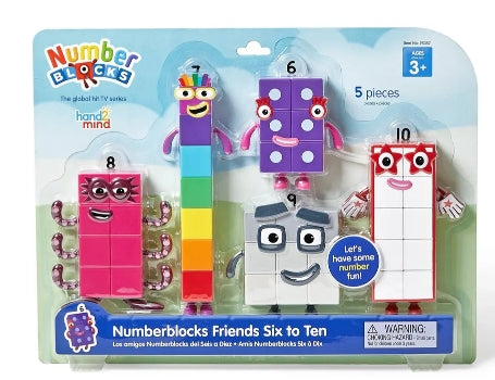 Numberblocks Friends Six to Ten - Sensory Kingdom