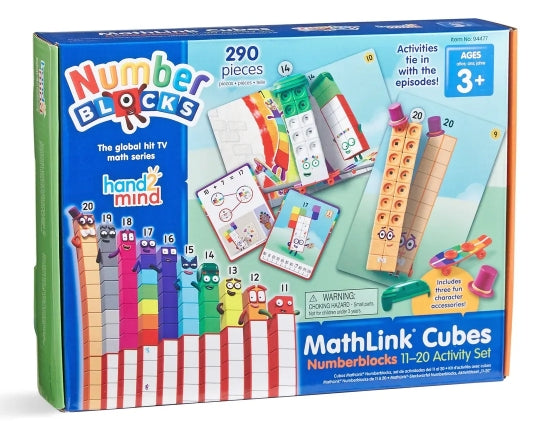 Numberblocks MathLink® Cubes 11–20 Activity Set - Sensory Kingdom