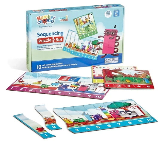 Numberblocks Sequencing Puzzle Set - Sensory Kingdom