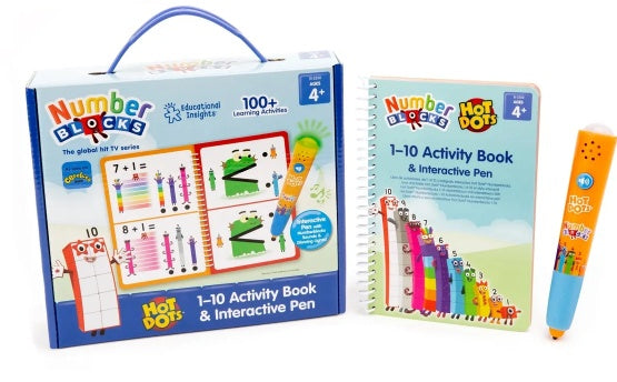 Hot Dots® Numberblocks® 1-10 Activity Book & Interactive Pen - Sensory Kingdom