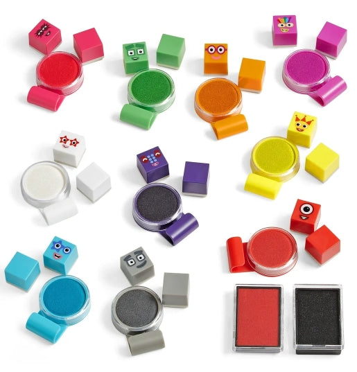 Numberblocks Stampoline Park Stamp Activity Set - Sensory Kingdom