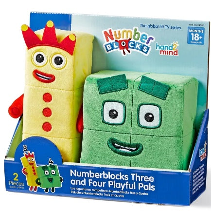 NUMBERBLOCKS Three and Four Playful Pals - Sensory Kingdom
