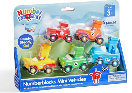 Numberblocks® Mini Vehicles, Set of 5 - Sensory Kingdom