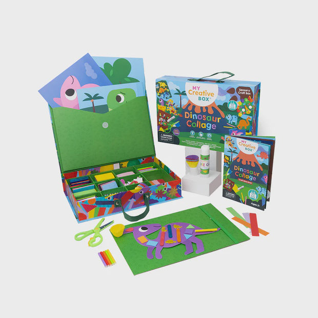 Sensory Craft Box - Dinosaur Collage
