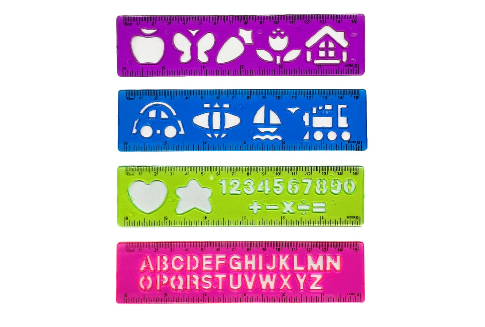 Stencil Ruler 15cm – Sensory Kingdom