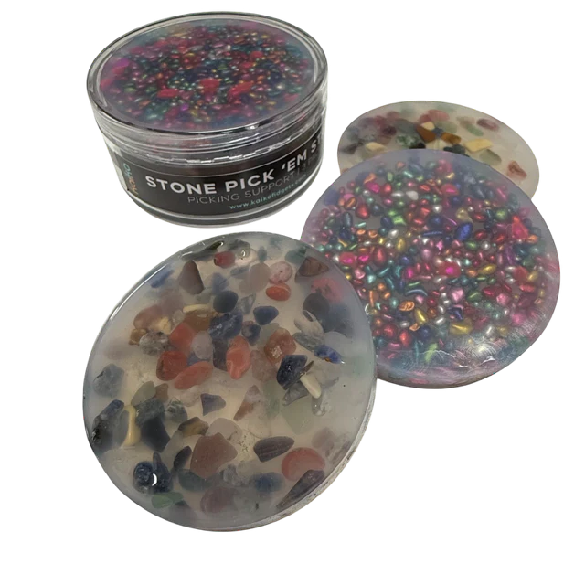 Stone Pick ‘Em Stack - pack of 3 refill natural stone discs