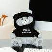 Teddy Bear Plushie - Leave Me Alone. I'm Introverting - Sensory Kingdom