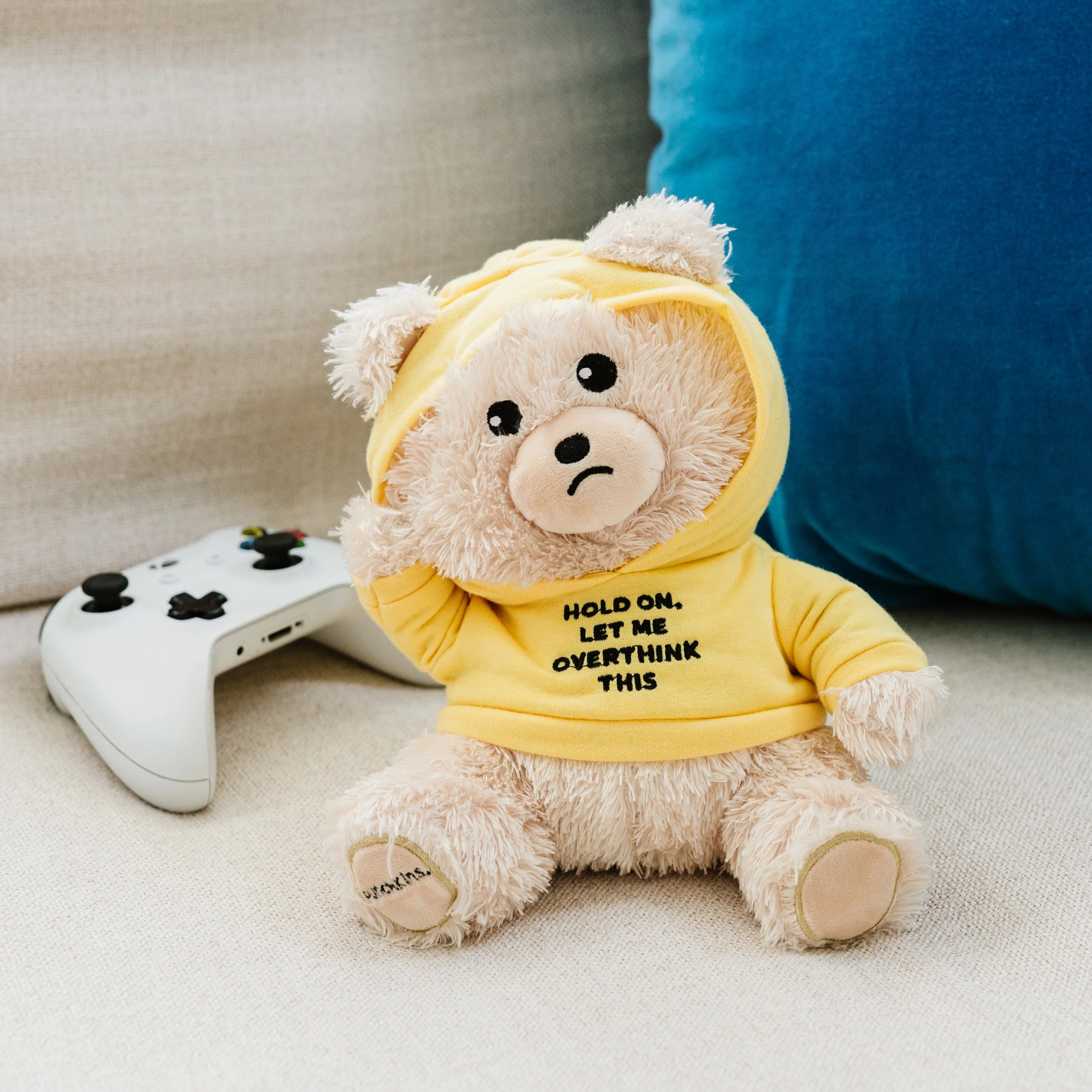 Teddy Bear Plushie - Let Me Overthink This - Sensory Kingdom