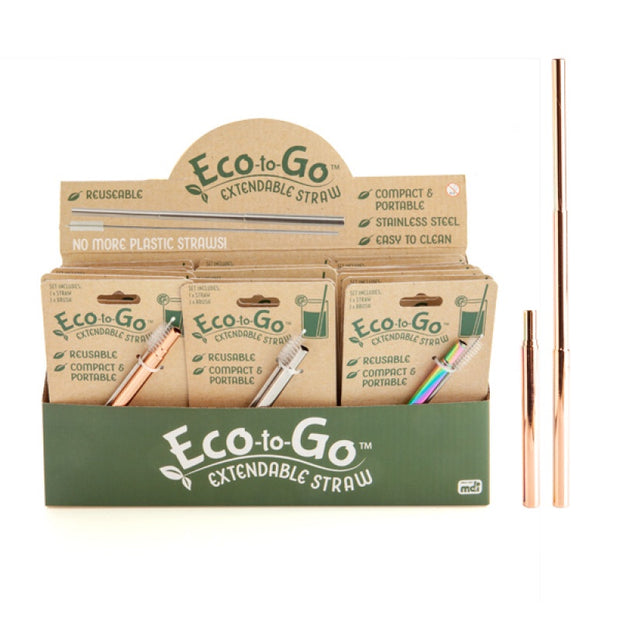 Eco-to-Go Steel Extendable Straw - Sensory Kingdom