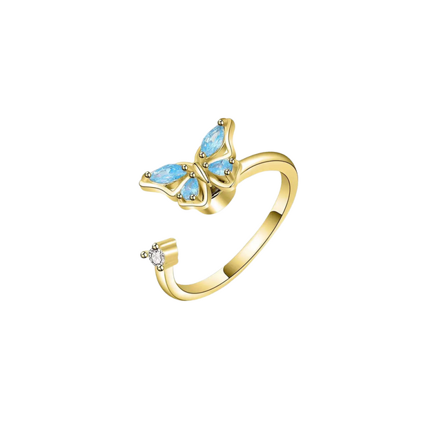 Butterfly Fidget Ring - Adjustable - Sensory Kingdom
