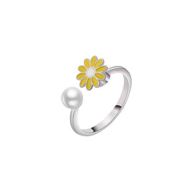 Flower Fidget Ring - Adjustable - Sensory Kingdom