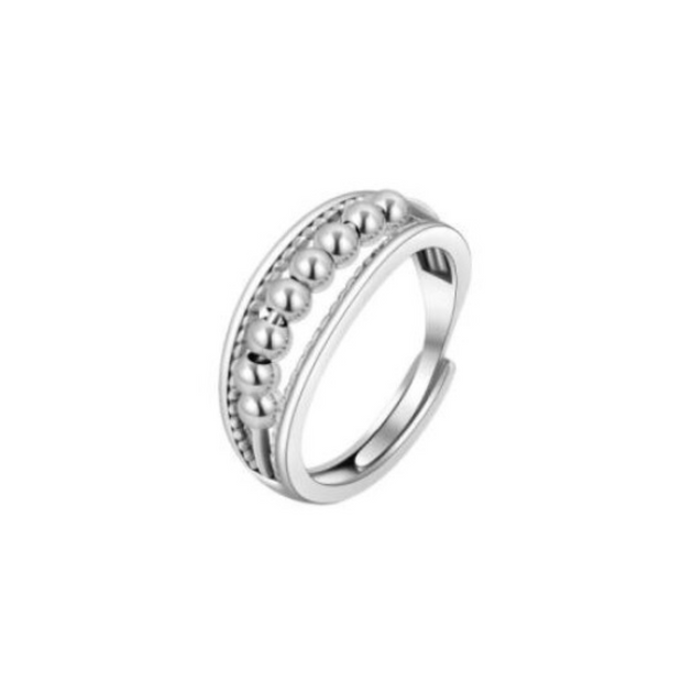 Single Rail Fidget Ring - Adjustable - Sensory Kingdom