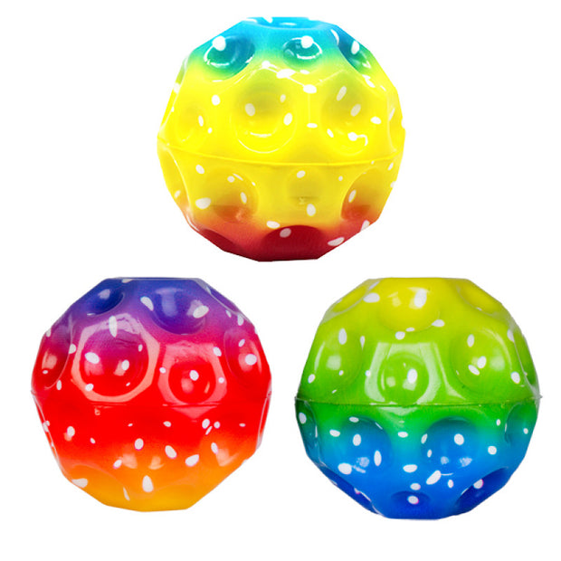 Bouncing Rainbow Asteroid Ball - Sensory Kingdom