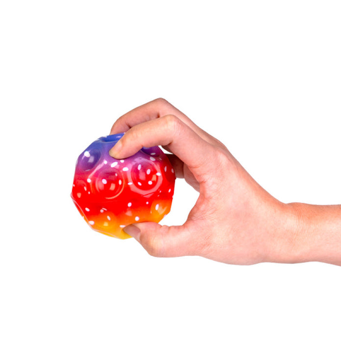 Bouncing Rainbow Asteroid Ball - Sensory Kingdom
