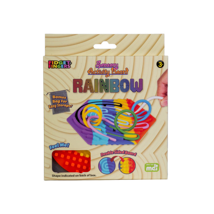 Rainbow Sensory Activity Board - Sensory Kingdom