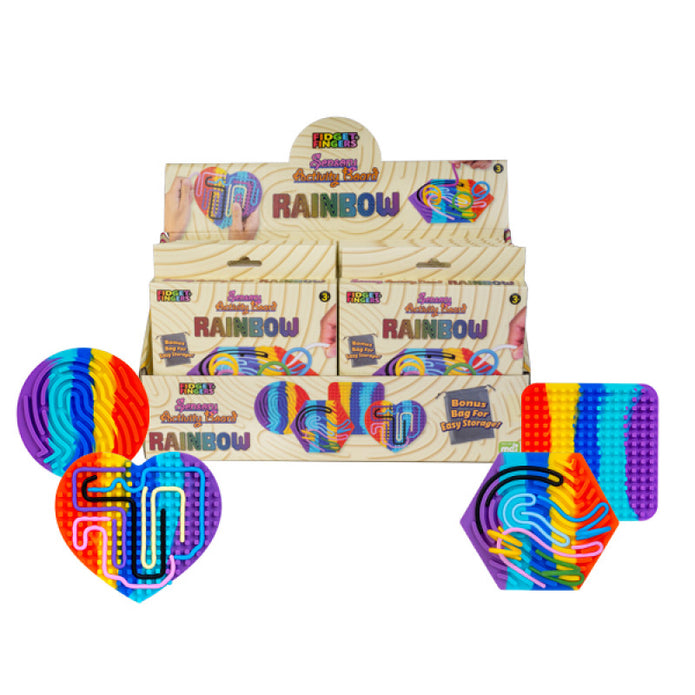 Rainbow Sensory Activity Board - Sensory Kingdom