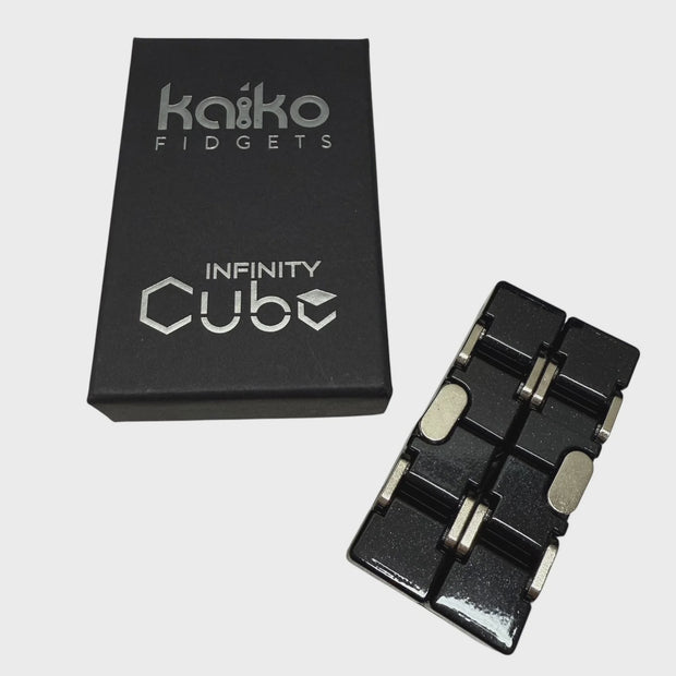 BLACK Metal Infinity Cube Fidget by Kaiko Fidgets - Sensory Kingdom