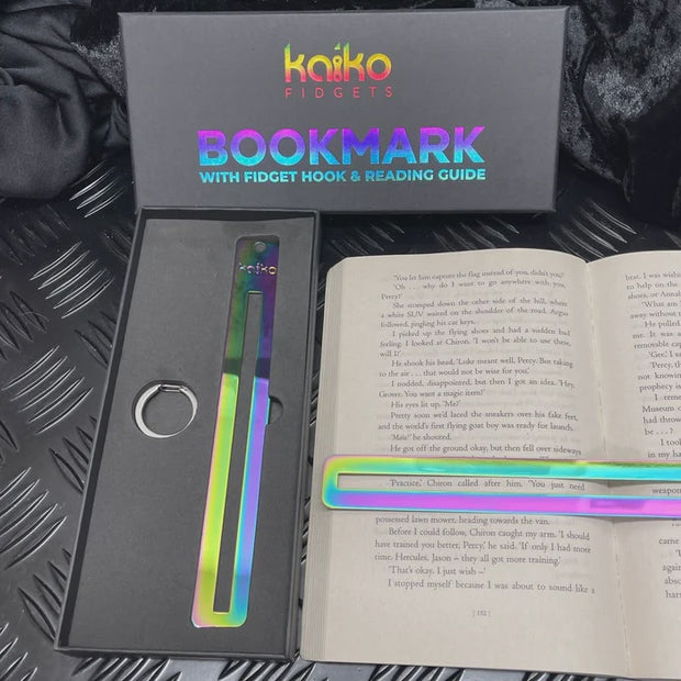 Metal Bookmark with Reading Guide - Sensory Kingdom