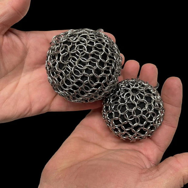 Chain Maille BALLS - Firm Squish & Picking Support - Varieties - Sensory Kingdom