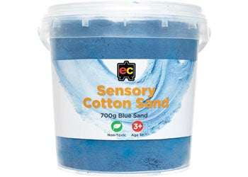 Sensory Cotton Sand 700g - Blue